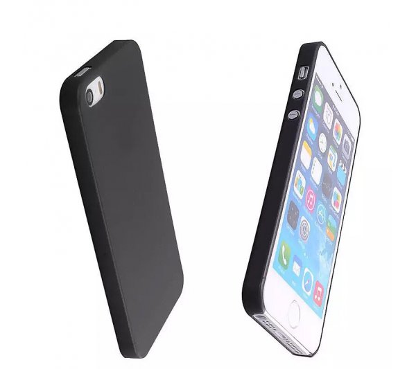 Ultratenký kryt iPhone 5/5S/SE - čierny